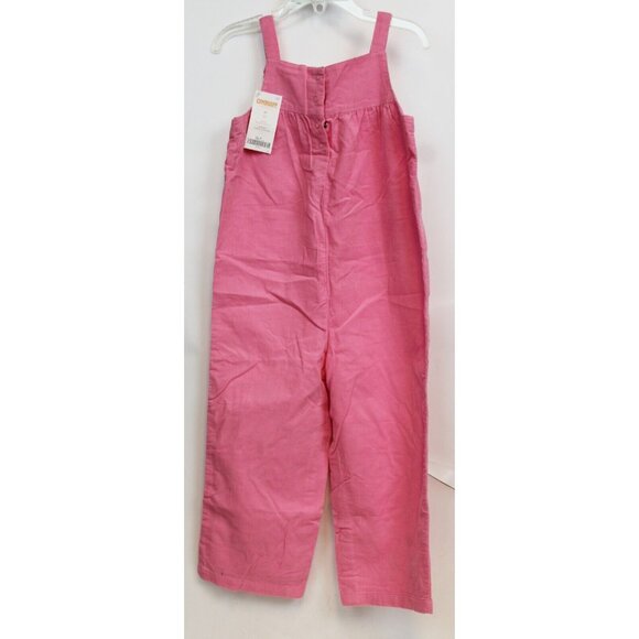NWT 2011 Gymboree Cheery All the Way Pink Corduroy Overalls sz 3T Puppy Westies - Picture 5 of 8